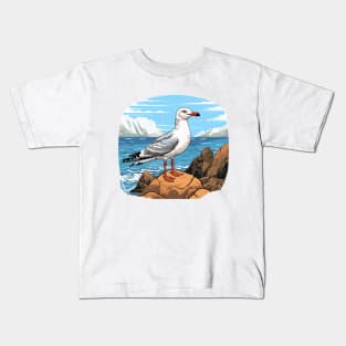 Cute Seagull Kids T-Shirt